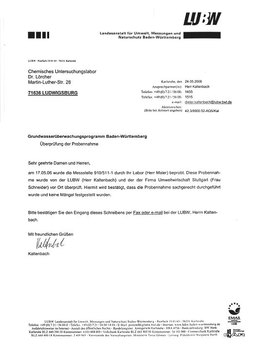 Bestätigung PN Audit 17-05-06