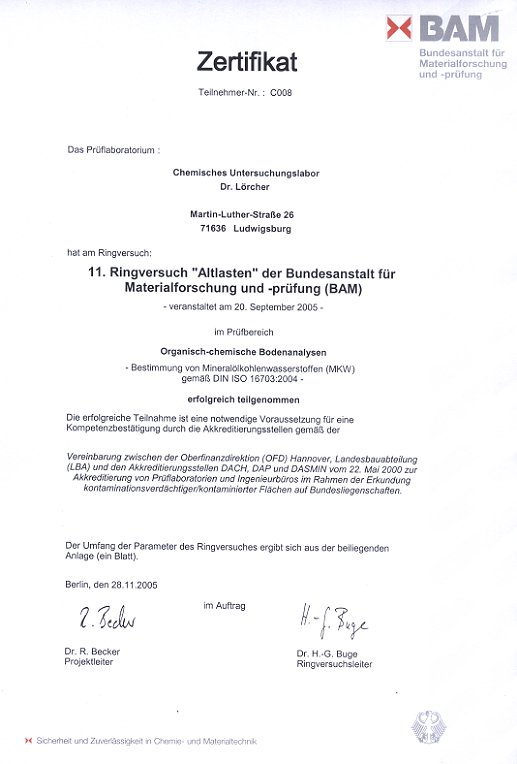 BAM Ringversuch 11-2005 Seite 5