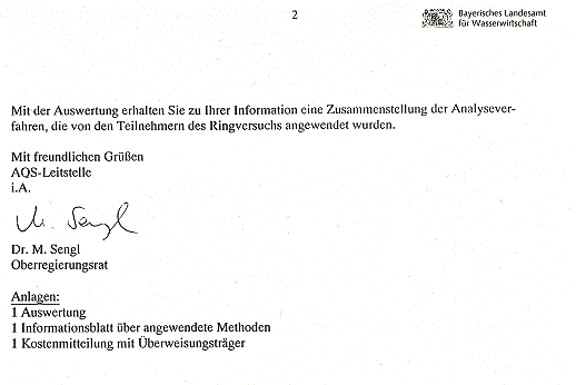 Bayerisches Landesamt fr Wasserwirtschaft RV 20 "LHKW"