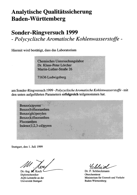 AQS Sonderringversuch 99