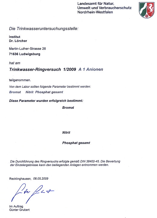 LfU NRW RV 1/09