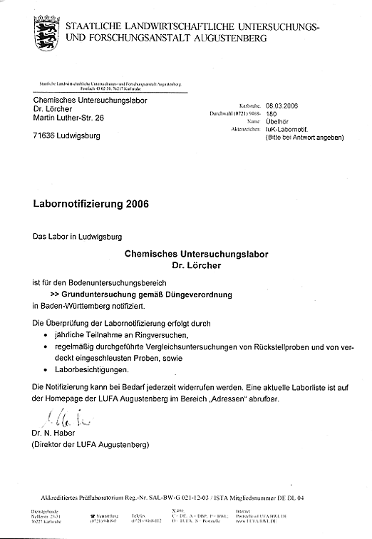 Notifizierung 2006